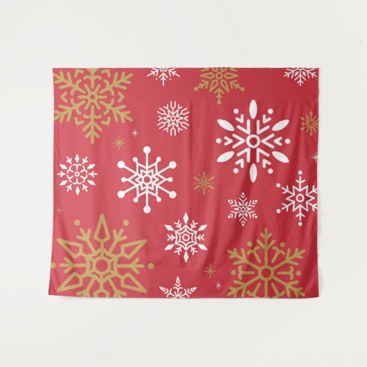 雪片16 タペストリー (正面(横))