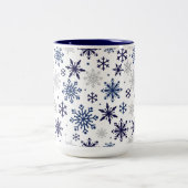 雪片2トーンコーヒーマグ ツートーンマグカップ (中央)