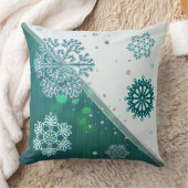 雪片3D宝石飾り クッション (ブランケット)