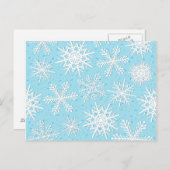 雪片、はがき ポストカード (正面/裏面)