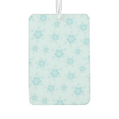 雪片，アイスブルー，氷のような雪片，雪 カーエアーフレッシュナー (裏面)