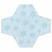 雪片，アイスブルー，氷のような雪片，雪 サッカーボール (フラット)