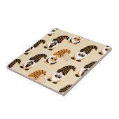 雪片，アイスブルー，氷のような雪片，雪 タイル (側面)