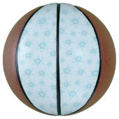 雪片，アイスブルー，氷のような雪片，雪 バスケットボール (縦)