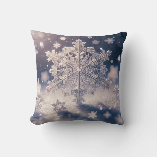 雪片/エッジ/シャドウ クッション (正面)