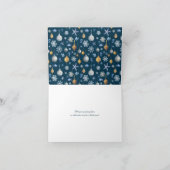 雪片&エレメ航海のントクリスマスフォト シーズンカード (内部)