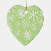 雪片、オーナメント セラミックオーナメント (右)