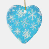 雪片、オーナメント セラミックオーナメント (右)