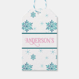 雪片 | カスタムファミリ名 ギフトタグ