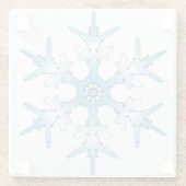 雪片 ガラスコースター (裏面)