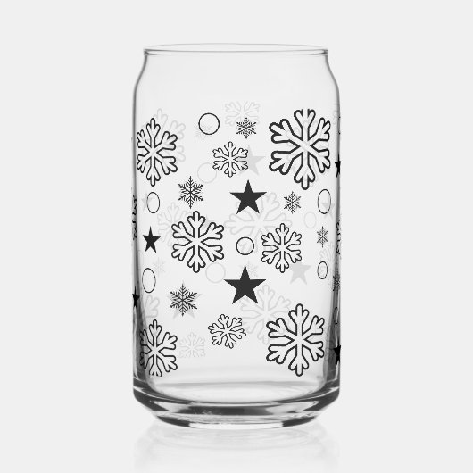 雪片 ガラス缶 (裏面)