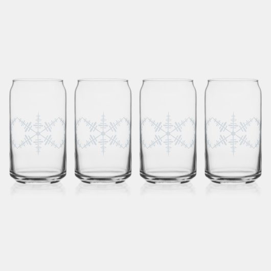 雪片 ガラス缶 (左)