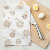 雪片 キッチンタオル (四つ折り)