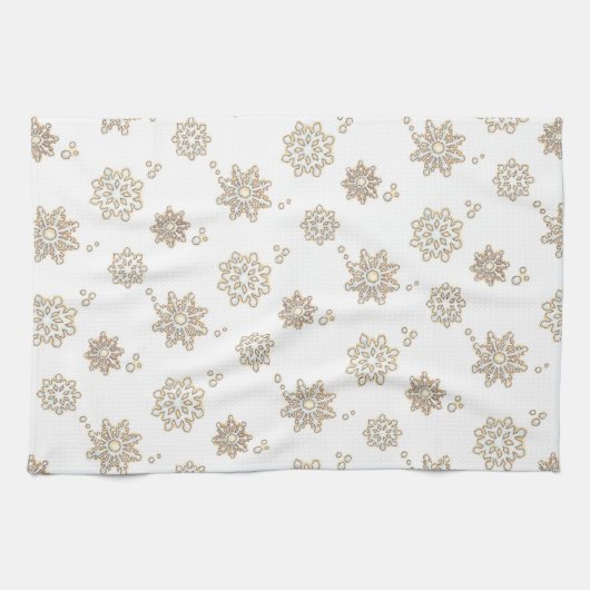 雪片 キッチンタオル (横)