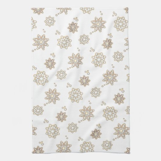 雪片 キッチンタオル (縦)