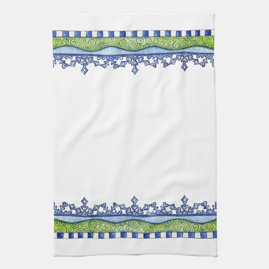 雪片 キッチンタオル (縦)