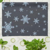 雪片 キッチンタオル (折り畳み)