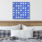 雪片 キャンバスプリント (インサイチュ (寝室))