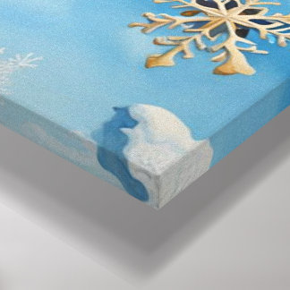 雪片 キャンバスプリント