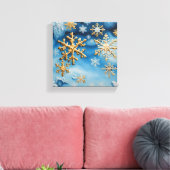 雪片 キャンバスプリント (インサイチュ (リビング))