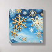 雪片 キャンバスプリント (正面)