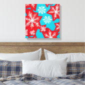雪片 キャンバスプリント (インサイチュ (寝室))