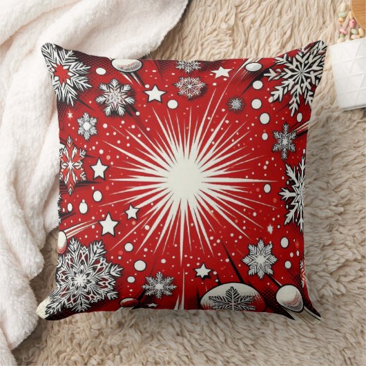 雪片 クッション (ブランケット)