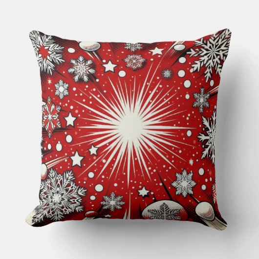 雪片 クッション (正面)