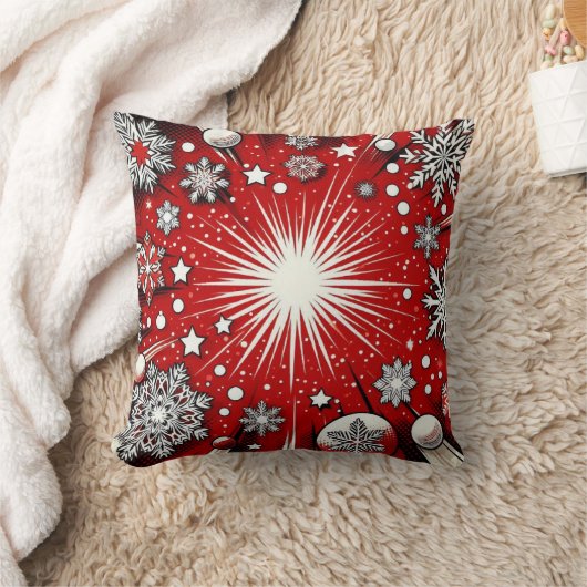 雪片 クッション (ブランケット)