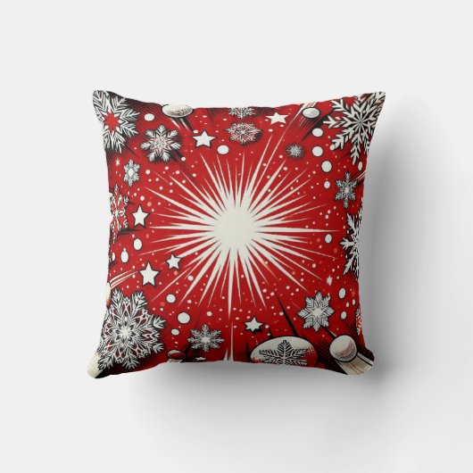 雪片 クッション (裏面)