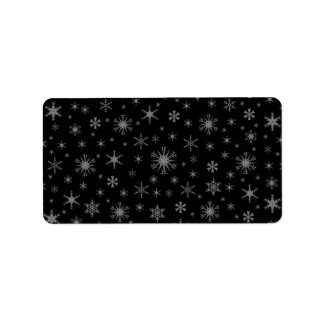 雪片 – グレーオンブラック ラベル