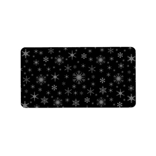 雪片 – グレーオンブラック ラベル (正面)