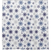 雪片 シャワーカーテン (正面)