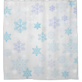 雪片 シャワーカーテン (正面)