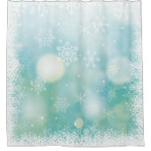 雪片 シャワーカーテン (正面)