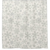 雪片 シャワーカーテン (正面)