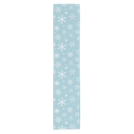 雪片 ショートテーブルランナー