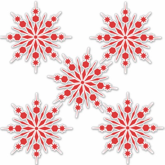 雪片 シール (正面)