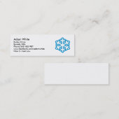 雪片 スキニー名刺 (正面/裏面)