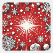 雪片 スクエアシール (正面)