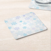 雪片 スクエアペーパーコースター (アングル)