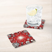 雪片 スクエアペーパーコースター (インサイチュ)