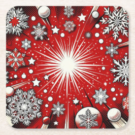 雪片 スクエアペーパーコースター