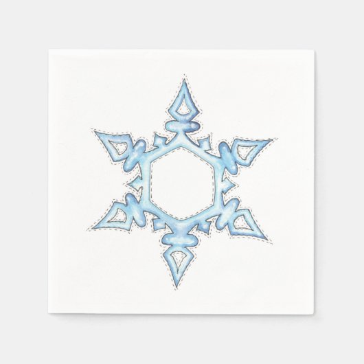 雪片 スタンダードカクテルナプキン (正面)