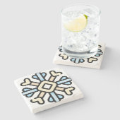 雪片 ストーンコースター (横)