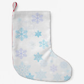 雪片 スモールクリスマスストッキング (正面)