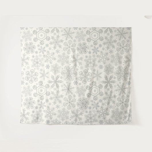 雪片 タペストリー (正面(横))