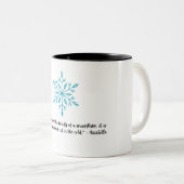 雪片 ツートーンマグカップ (正面右)