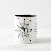 雪片 ツートーンマグカップ (中央)