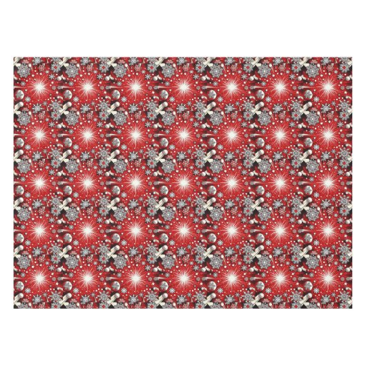 雪片 テーブルクロス (正面(横))